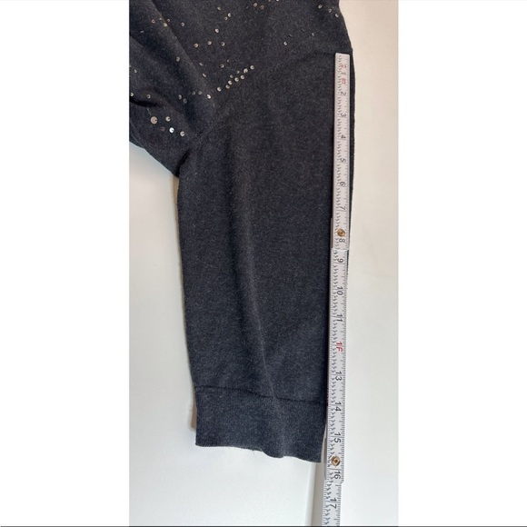Eileen Fisher Sequin Button Down Cardigan - Picture 9 of 10